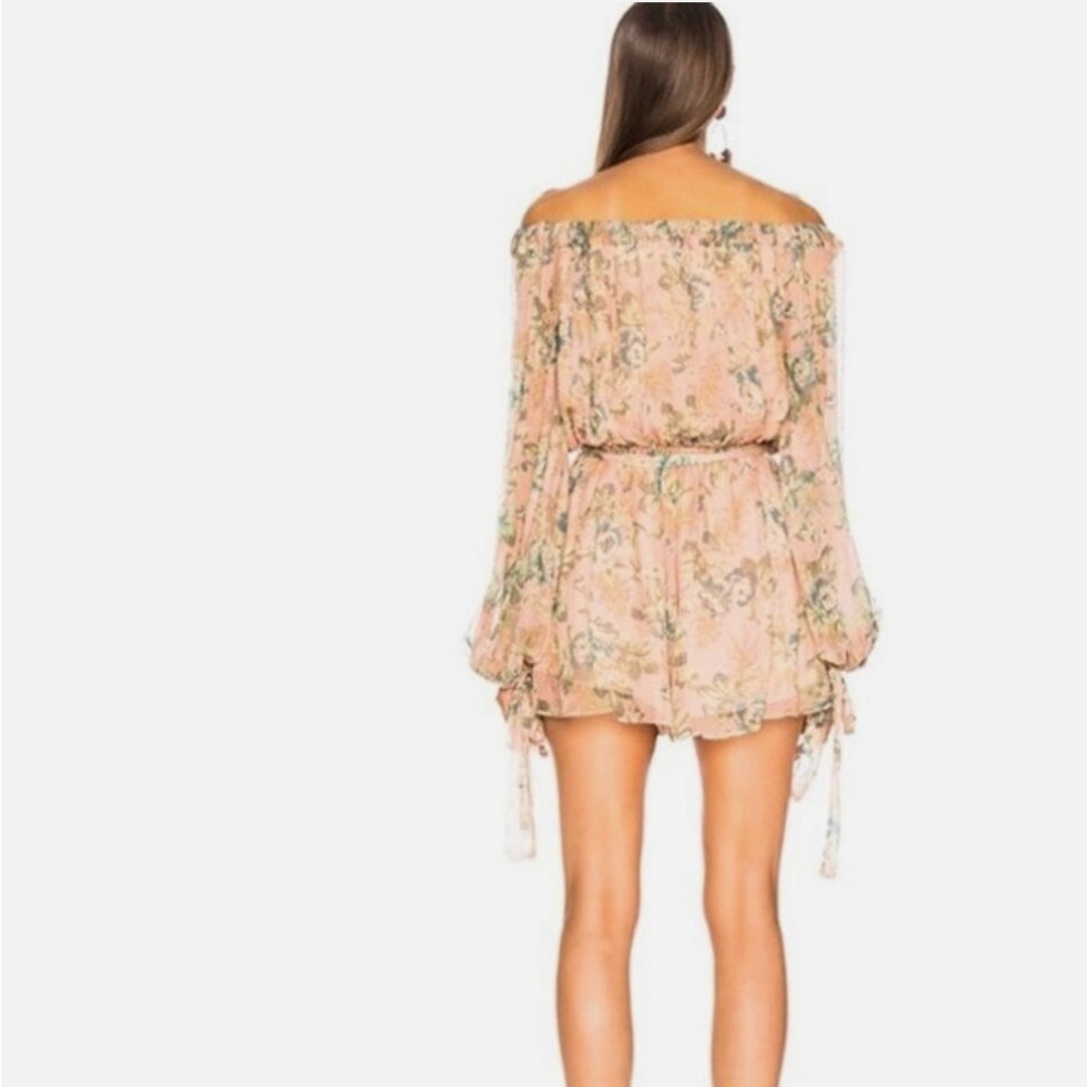 ZIMMERMANN Tempest Gathers Playsuit Silk Romper